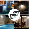 Classic Decoration Outdoor Lights IP65 Waterproof Motion Modern Hotel SMD 2835  Led Solar Wall Lamp