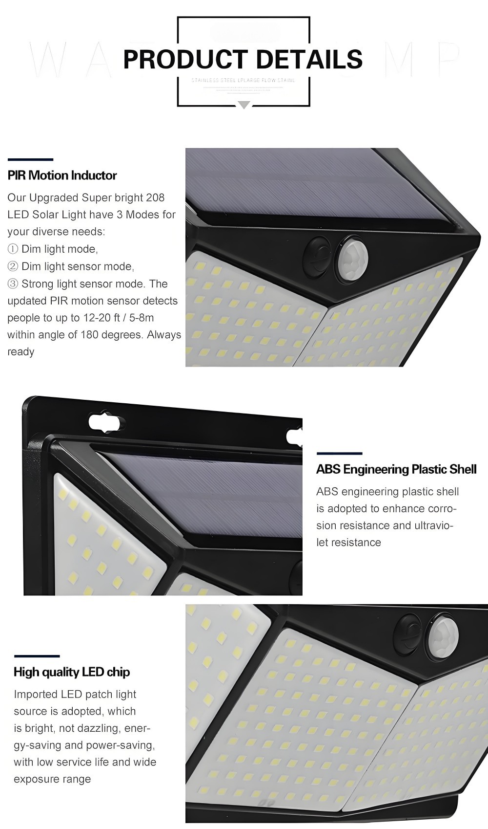 Solar Light for Wall Lamp 