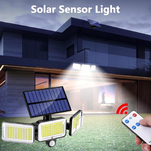 3 Model 180° Courtyard Outdoor Garden Sesor Waterproof IP65  2w All In One Solar Led Wall Light