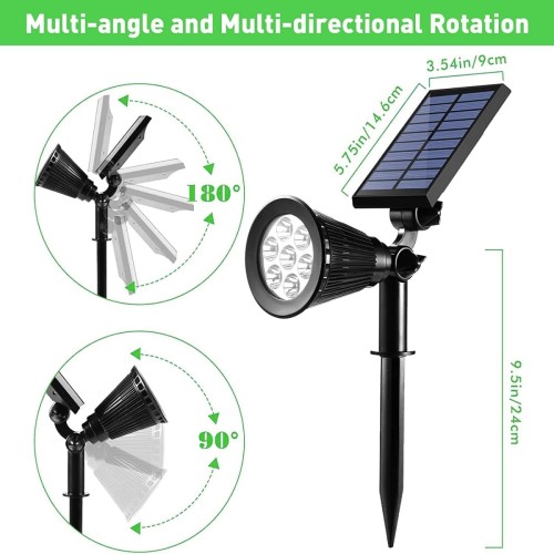 Waterproof Modern Lawn Solar Pathway Light, ABS Outdoor Led Solar Powered Garden Lights