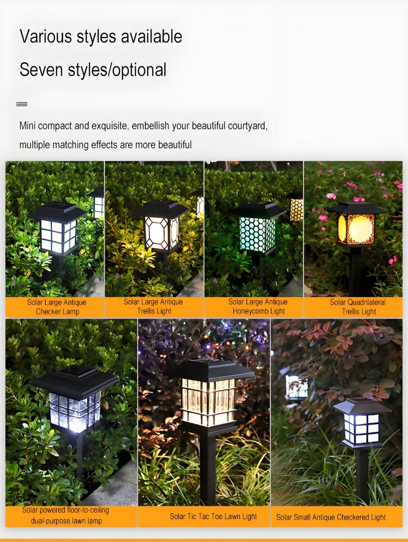 Solar LED Hanging Light for Garden Yard 