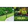 RGB Waterproof LED Solar Garden Outdoor Landscape Lawn Ground Pathway Stake Light Lamp