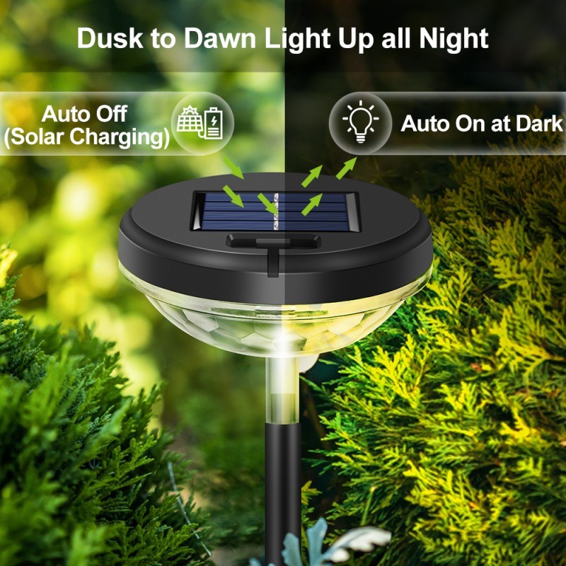 New Design Factory Price Outdoor Waterproof IP65 RGB Spike Solar LED Garden Light