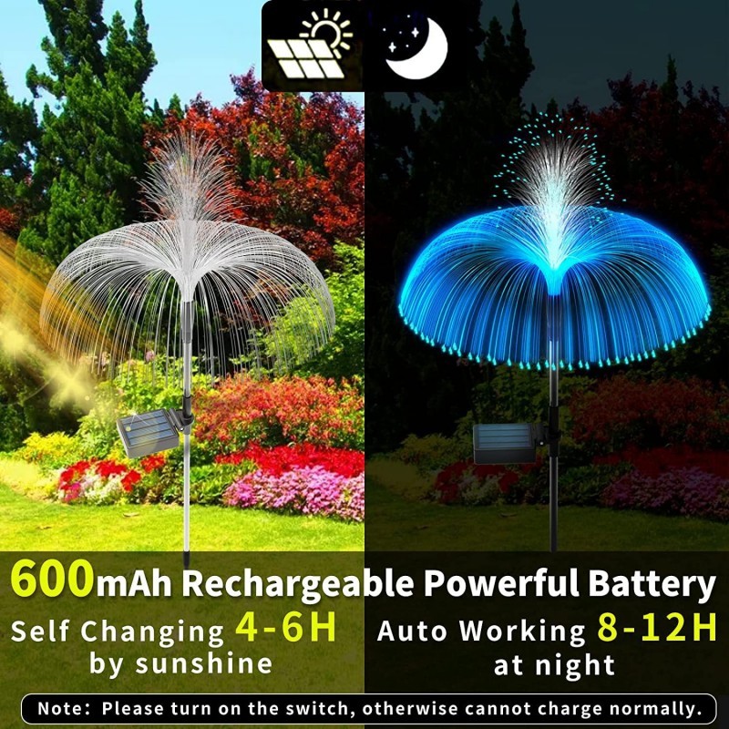 Rechargeable Solar LED Flower Lamp