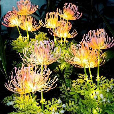 Garden Decoration Outdoor Glowing Flower Stems Solar Lights