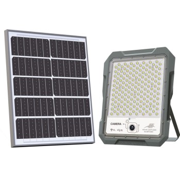 Waterproof  Outdoor Motion Sensor Security With CCTV Camera Garage Yard Farm Solar LED Lighting