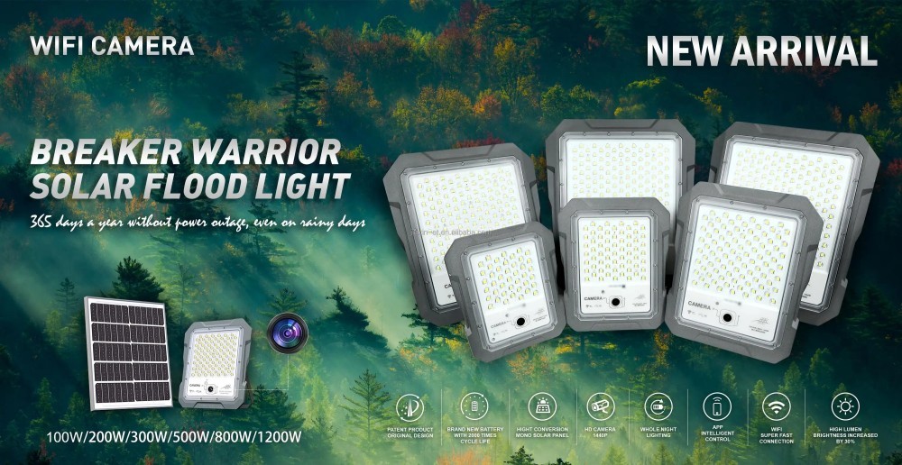 Solar Wall Lamp for Garden with CCTV camera WIFI