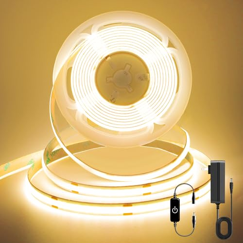 Commercial 24V 10w 3000k 6500k white bendable COB LED Strip for Furniture Ceiling Bathroom Decor