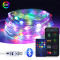 USB 5V Bluetooth Music APP Fairy Lights Party Garland Decoration RGB IC LED String Light