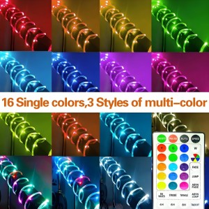 Smart Flowing Water Effect RGB Led Strip Light With Adhesive Backing Running