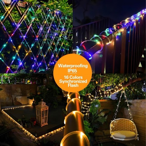 Smart Flowing Water Effect RGB Led Strip Light With Adhesive Backing Running