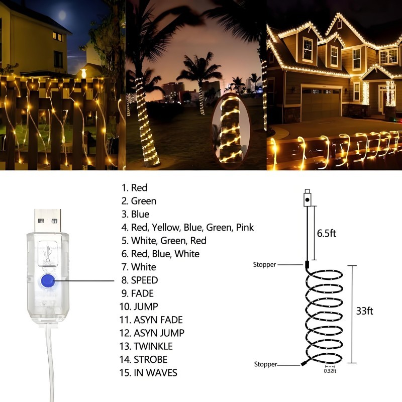 16 colors LED Strip Light for Water outdoor decrocation 