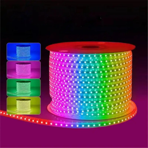 220V 12V SMD 5050 RGB Flexible Waterproof Decoration Smart LED Strip Lights