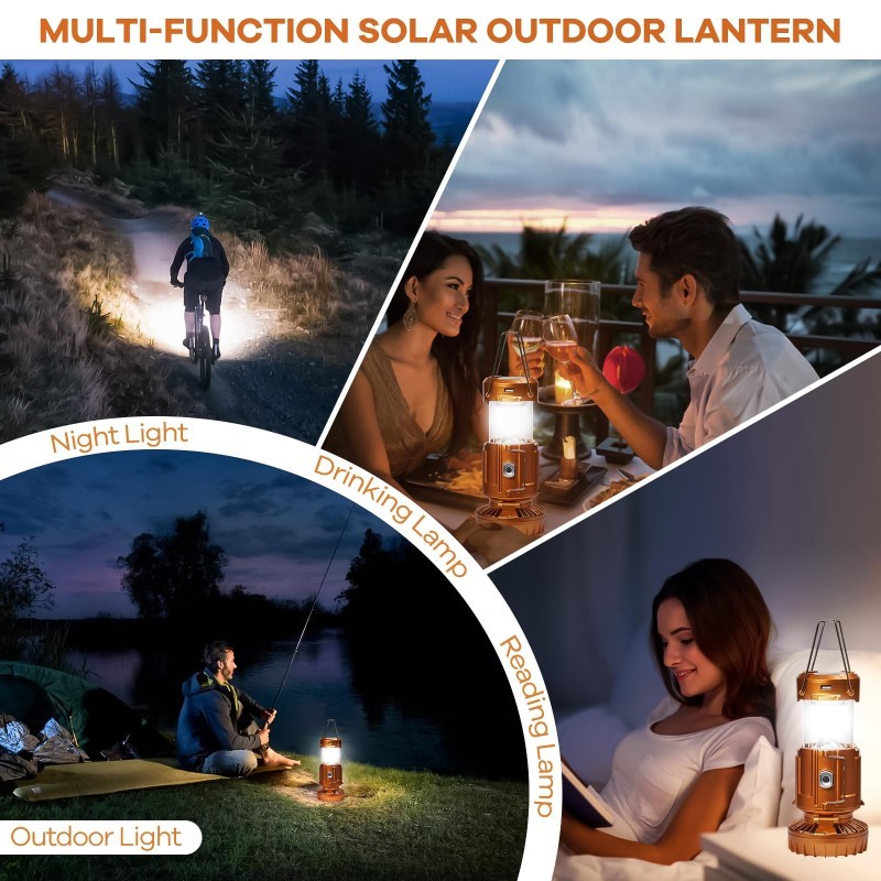 Rugby Shape Portable Camping Lantern 10000mAh Outdoor Hiking Climbing Camping Tent Lamp Light