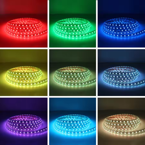 220V 12V SMD 5050 RGB Flexible Waterproof Decoration Smart LED Strip Lights