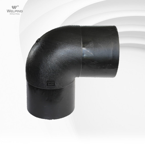 HDPE Fusion Fittings PE100 SDR11 PN16 90° Elbow Butt Fusion Pipe Fittings for HDPE Water System