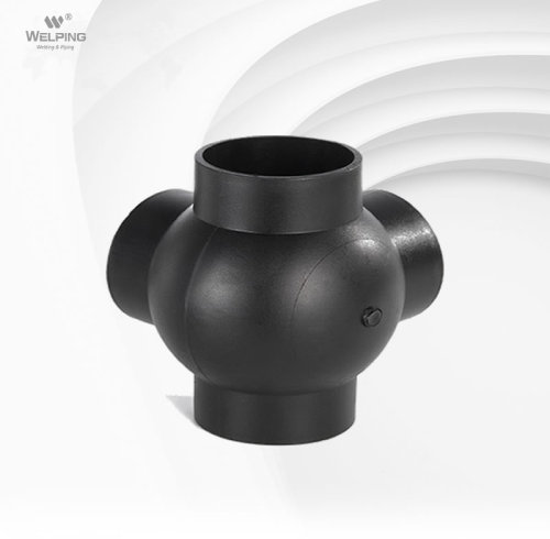 Accesorios para tuberías de suministro de agua de HDPE-U, drenaje sifónico, 90° esférico