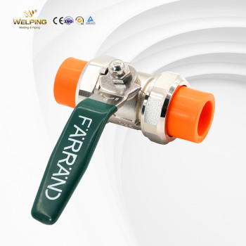 Ball Valve PPR Pipe Socket Fusion Fittings