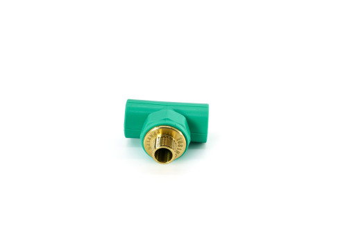 Male Tee Outer Threading Fittings For PPR Pipe Connection