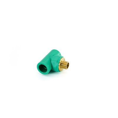Male Tee Outer Threading Fittings For PPR Pipe Connection