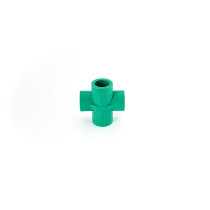 Equal Cross Polypropylene Fittings Home Decration PP-R Fusion Parts