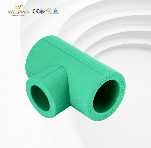 Reducing Tee Polypropylene Fittings Hot Water Pipe Fittings