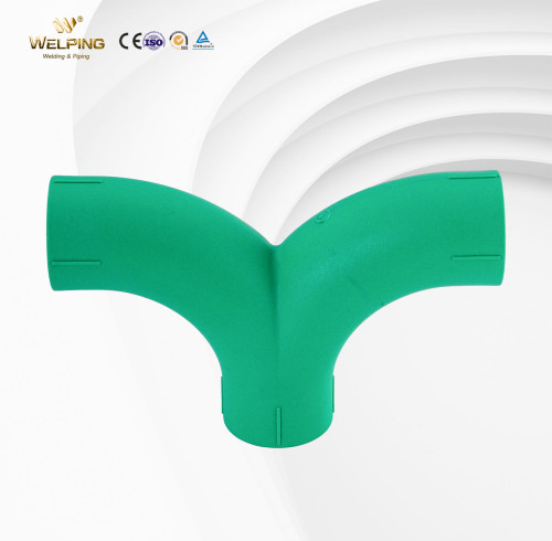 PPR Fitting Y Tee Polypropylene Fittings Hot Water Pipe Fittings