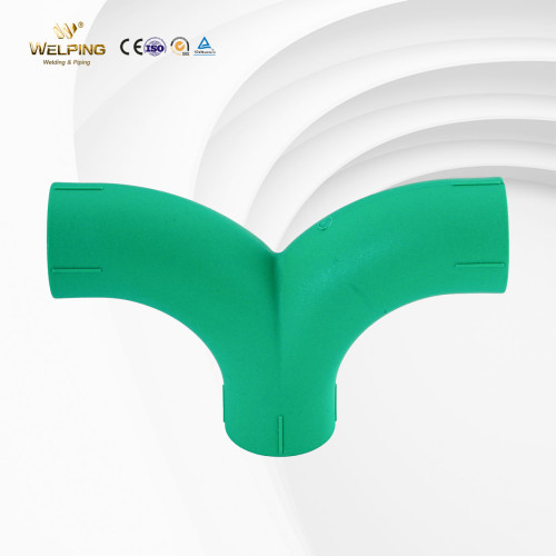 PPR Fitting Y Tee Polypropylene Fittings Hot Water Pipe Fittings