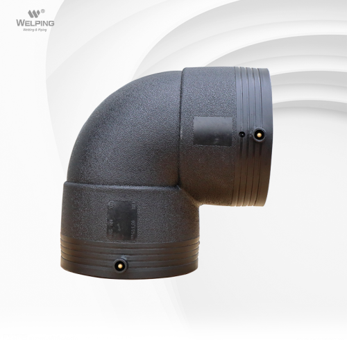 Accesorios de tubería electrosoldables de codo de 90° PE100 SDR11 PN16 para tuberías de HDPE