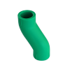 Accesorios de tubería PP-R en forma de S Accesorios de fusión por enchufe