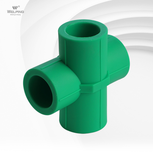 Equal Cross Polypropylene Fittings Home Decration PP-R Fusion Parts