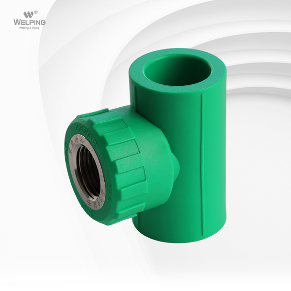 PPR Female Tee Warm Water Pipe Polypropylene Fittings Fusion Welding