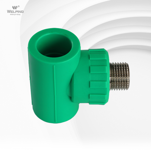 Male Tee Outer Threading Fittings For PPR Pipe Connection