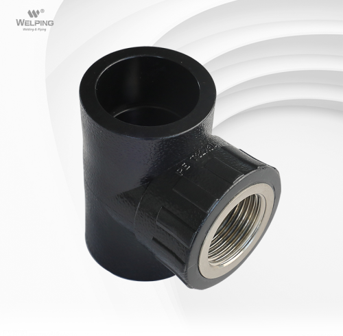 PE pipe threading fittings high-quality poly tee