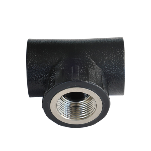 PE pipe threading fittings high-quality poly tee