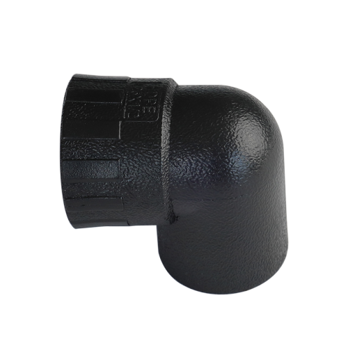 HDPE threaded fittings female 90 dgree elbow for water pipes