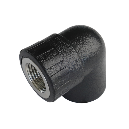 HDPE threaded fittings female 90 dgree elbow for water pipes