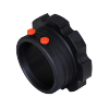 Fusing X Flange Electrofusion Fittings Stub End PE Pipe Fittings For Gas Pipeline
