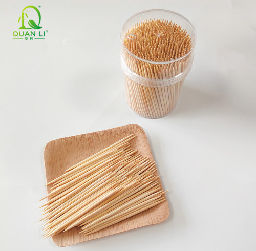Bamboo Toothpicks Wholesale | Eco-Friendly Double Point Bamboo Cocktail Picks