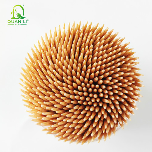 Bamboo Toothpicks Wholesale | Eco-Friendly Double Point Bamboo Cocktail Picks