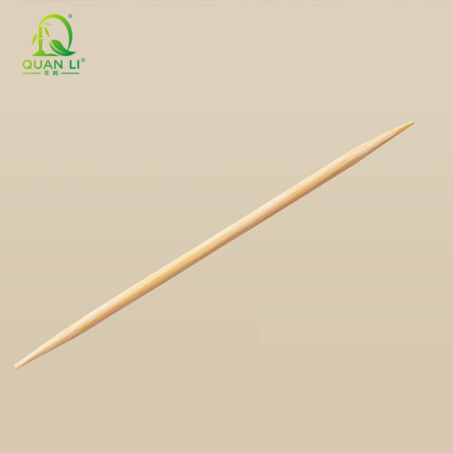 Bamboo Toothpicks Wholesale | Individual Cello Wrapped Double Point Toothpicks