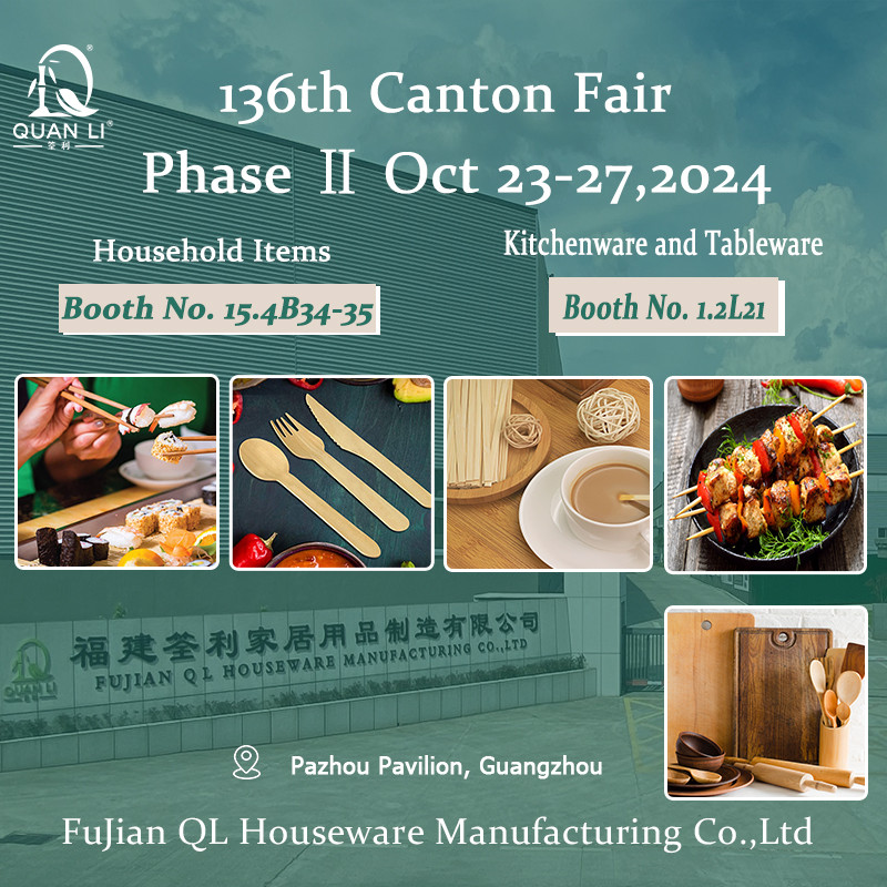 Welcome to the 136th Canton Fair: Discover QL's Exceptional Eco Disposable Catering Supplies Solution