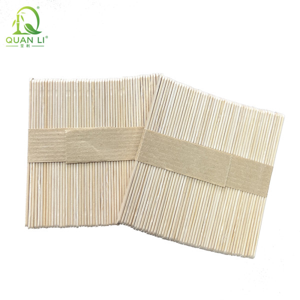 Bamboo Coffee Stirrers QL Brand  Wholesale  110 mm Bamboo Sticks for Cafe