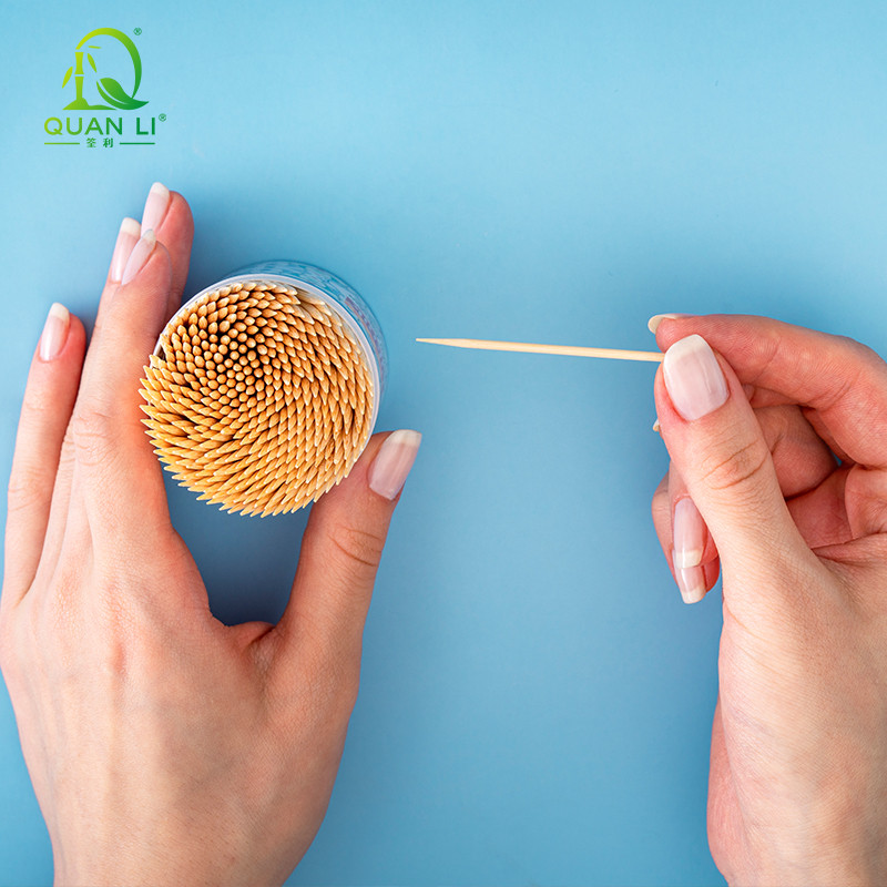  Bamboo fruit toothpick