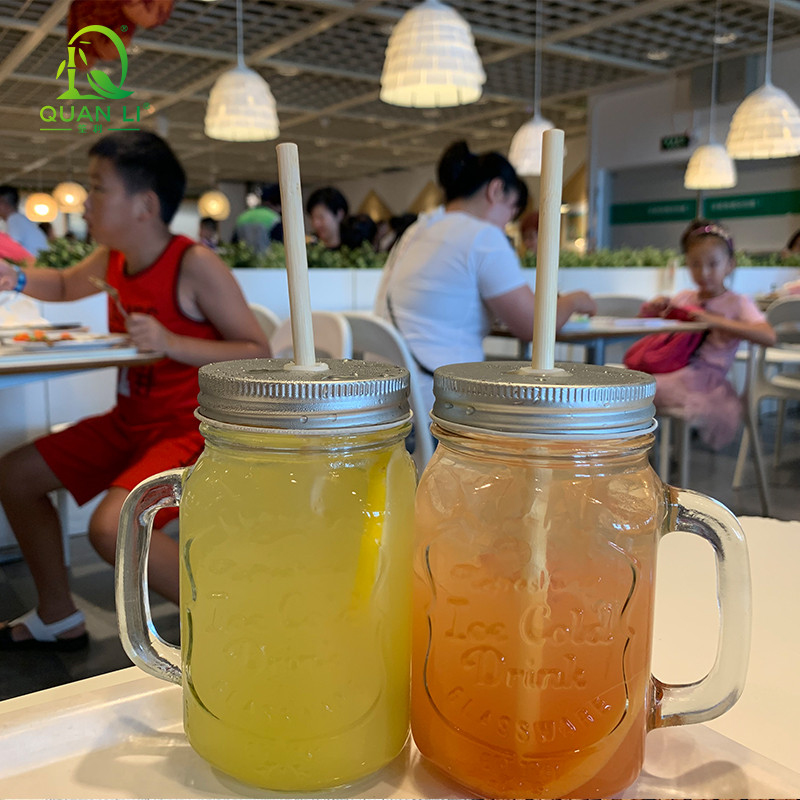  Bamboo Straw serving cold drinks