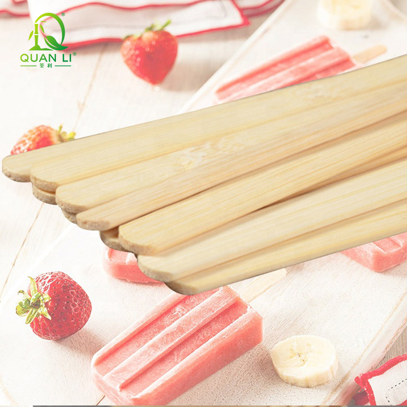 Bamboo ice cream stick