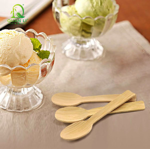 Bamboo Spoon Wholesale | Eco-friendly Disposable Bamboo Dessert Spoon