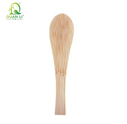 Bamboo Soup Spoons Wholesale | Biodegradable Renewable Natural Disposable Spoon