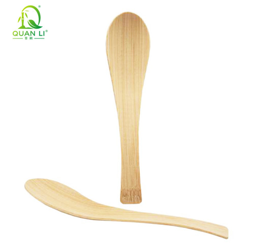 Bamboo Soup Spoons Wholesale | Biodegradable Renewable Natural Disposable Spoon