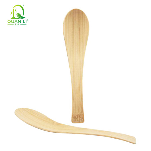 Bamboo Soup Spoons Wholesale | Biodegradable Renewable Natural Disposable Spoon